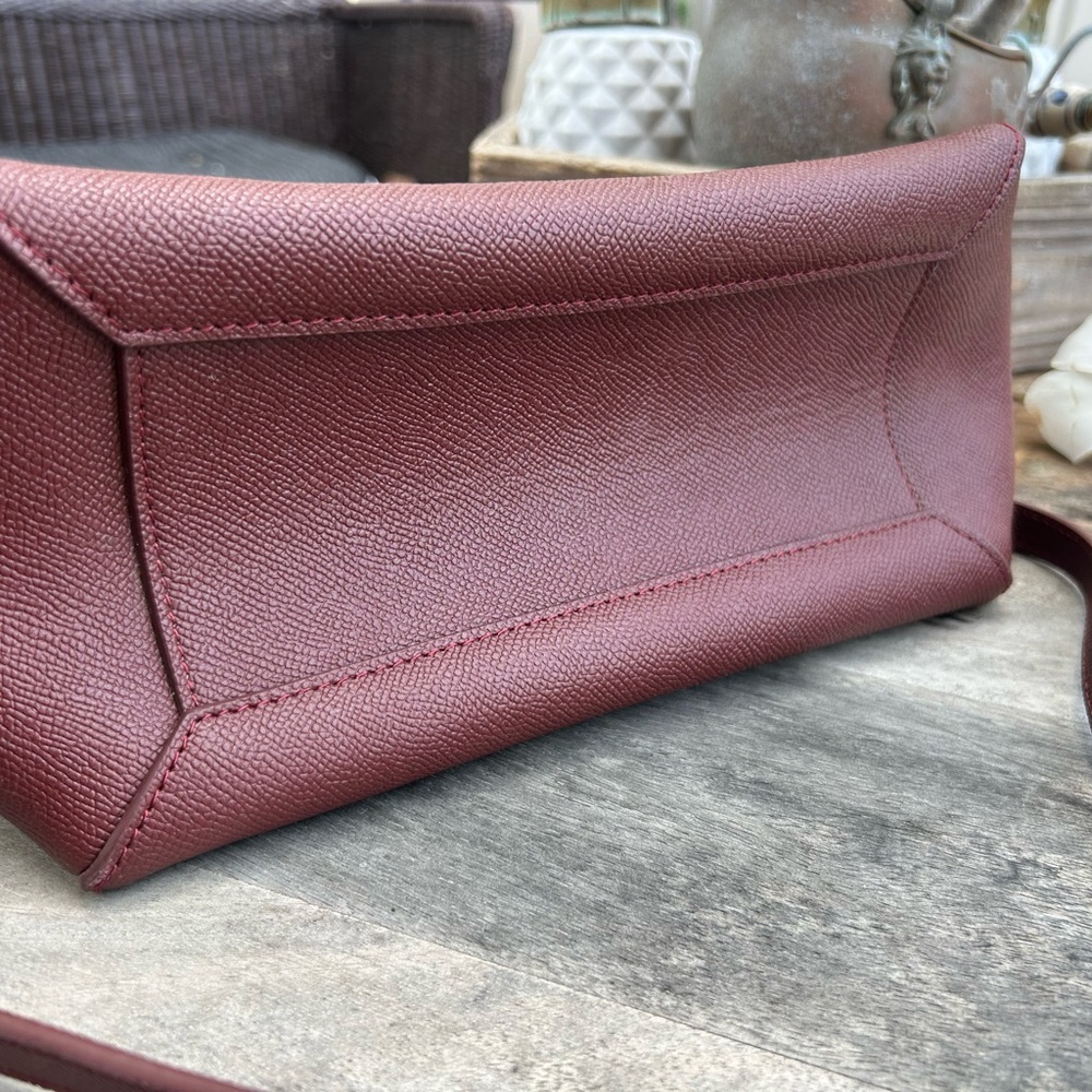 Authentic Celine Grained Calf Skin Mini Belt Tote… - image 6